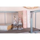 Dekorace králičí muž v modrém obleku - 6*5*13 cm