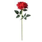 Dekorační umělá květina červená růže - 12*76 cm