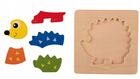 Playtive Dřevěné puzzle 2D Ježek