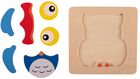Playtive Dřevěné puzzle 2D Sova