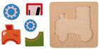 Playtive Dřevěné Puzzle 2D Traktor