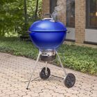 Weber Gril na dřevěné uhlí ø 57 cm, Master-Touch C-5755 Deep Ocean Blue