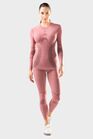 Iron-ic Dámské Merino triko s dlouhým rukávem v provedení Thermic z řady Performance Barva: Rose melange, Velikost: L/XL