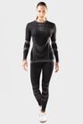 Iron-ic Dámské Ultra warm funkční legíny s MERINO vlnou Barva: Black/Grey, Velikost: M/L