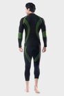 Iron-ic Lyžařské triko s certifikací proti prořezu hranami lyží při pádu Barva: Black/Green, Velikost: L/XL