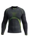 Iron-ic Lyžařské triko s certifikací proti prořezu hranami lyží při pádu Barva: Black/Green, Velikost: L/XL