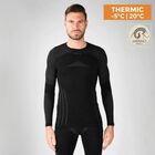 Iron-ic Pánské funkční triko s dlouhým rukávem s MERINO vlnou Barva: Blue, Velikost: XXL