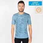 Iron-ic Pánské funkční triko s volným střihem a UV ochranou Barva: Blue, Velikost: XL