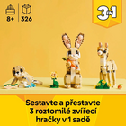 LEGO® Creator 3 v 1 31162 Roztomilý králíček