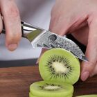 Okrajovací nůž, Dellinger Rose-Wood Damascus