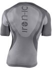 Iron-ic Pánské funkční triko s krátkým rukávem anatomického střihu Barva: Silver/Grey, Velikost: L/XL
