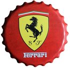 Retro Plechová cedule Ferrari 40 cm
