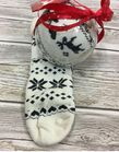 Ponožky Vánoční veselé dárkové balení v kouli teplé termo dámské (36-40)