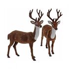 Vánoce -  dekorace jelen hnědý 30cm 1ks