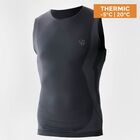 VIVASPORT Pánské funkční sportovní tílko Barva: Black, Velikost: L/XL