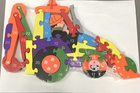 Vzdělávací dřevěné puzzle - Bagr 2