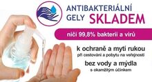 Antibakteriální gel na ruce s Aloe Vera, 500 ml