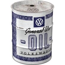 Nostalgic Art Plechová kasička barel: VW General Use Oil