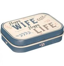 Retro mint box Happy Wife Happy Life