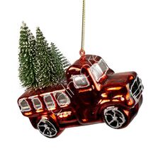 Vánoční ozdoba - auto se stromky, Colmore