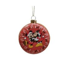 Disney Vánoční ozdoba - Disk Mickey loves Minnie, Kurt Adler