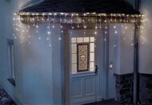 Vánoční světelný déšť, 200 LED, 5m + přívod 5m