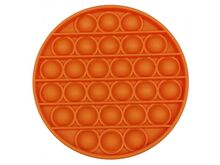 Antistresová hračka POP IT kruh, oranžový