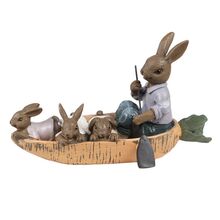 Velikonoce - zaječí rodinka na loďce z mrkve