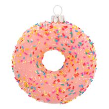 Vánoční ozdoba - Donut, růžový