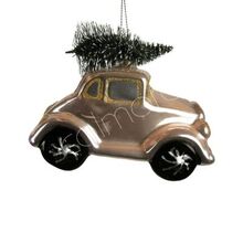 Vánoční ozdoba - Auto se stromečkem