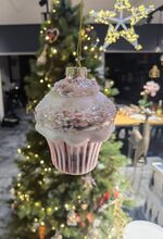 Vánoční ozdoba - Cupcake