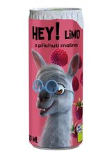 HEY! LIMO - s příchutí malina - 250 ml