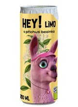 HEY! LIMO - s příchutí bezinka - 250 ml