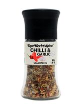 Cape Herb & Spice Kořenící směs Chilli & Garlic, mlýnek 45g