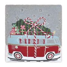 Colmore By Diga  Vánoční dekorace - polštář vánoční auto