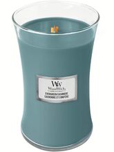 WoodWick velká svíčka Evergreen Cashmere