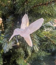 Kurt Adler Vánoční ozdoba - Kolibřík stříbrný
