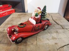 Vánoční dekorace - Santa ve sporťáku