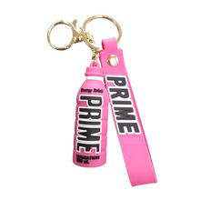 Přívěsek na klíče PRIME - lahev růžová
