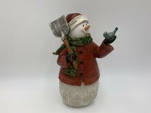 Vánoce - dekorativní sněhulák s lopatou