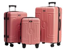 Sada cestovních kufrů Rowex Casolver Rosegold, 3dílná