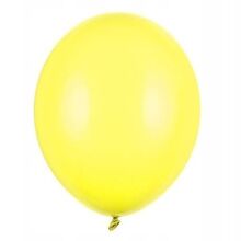 Balónky latexové pastelové žluté 30 cm 10 ks