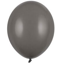 Highlife Balónek latexový 30 cm pastelově šedá 10ks