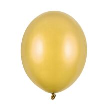 Highlife Balónek latexový 30 cm pastelově zlatý 10ks