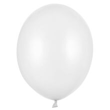 Balónky latexové pastelové bílé 30 cm 10 ks
