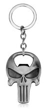 Marvel Přívěsek na klíče Punisher střibrný mat