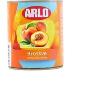 Arlo broskve loupané pulené 850ml