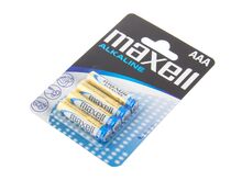 Nenabíjecí baterie AAA Maxell Alkaline 4ks