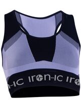 Iron-ic Dámská sportovní podprsenka s vysokou oporou Barva: Black/White, Velikost: S/M