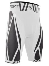 VIVASPORT Pánské soutěžní sportovní kraťasy I-PREVENT Barva: White, Velikost: S/M II 49-54 cm